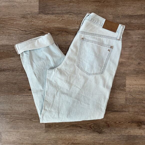 NWT Madewell The Slouchy Boyjean Womens Size 27 Light Wash Jeans Denim High Rise - Picture 1 of 5